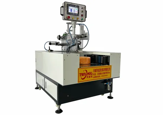 Macchina semiautomatica per avvolgimento, sigillatura e confezionamento di cavi metallici